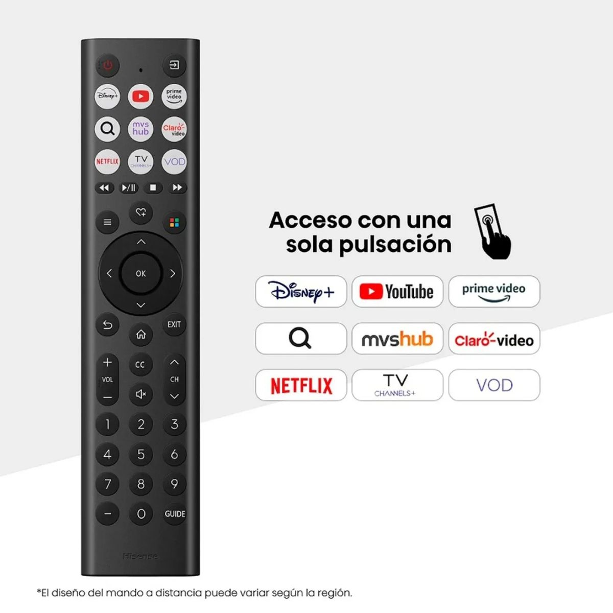 HISENSE - Televisor Hisense 32” Smart TV LED HD 32A4NV