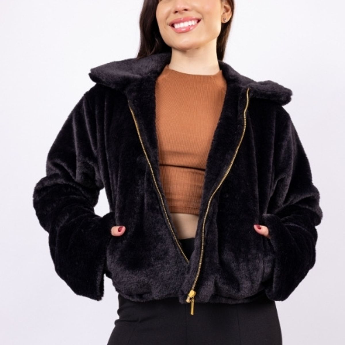 ANTAR - ABRIGO VELVET PARA MUJER