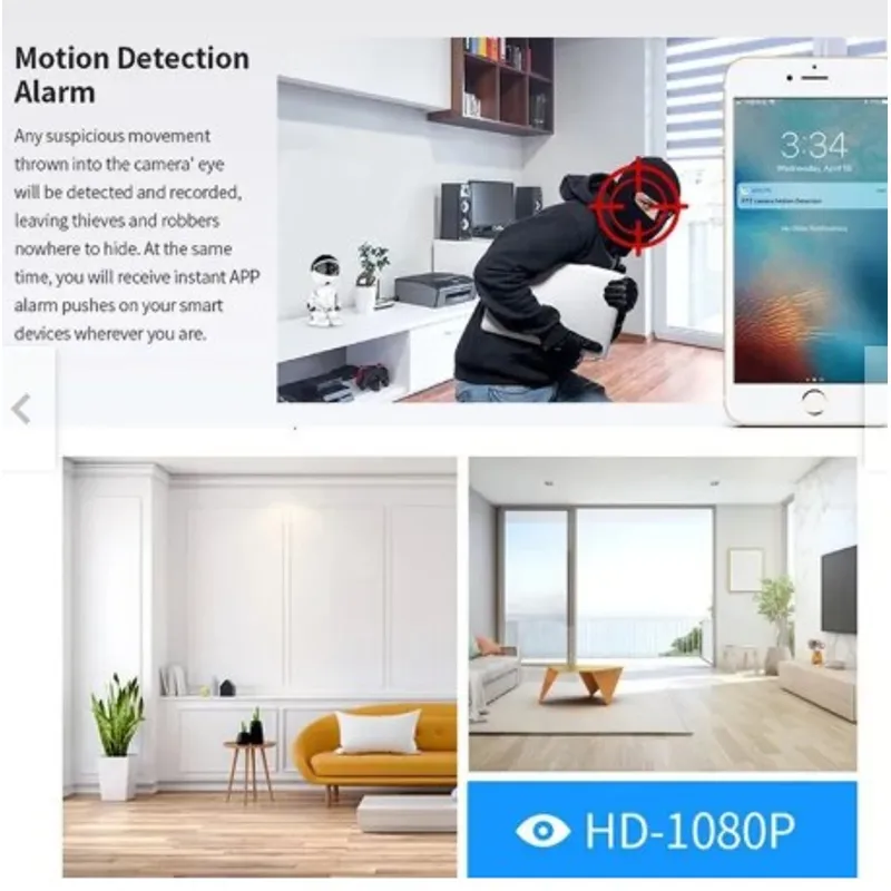 GENERICO - Monitor de bebe para el hogar vision nocturna voz bidireccional