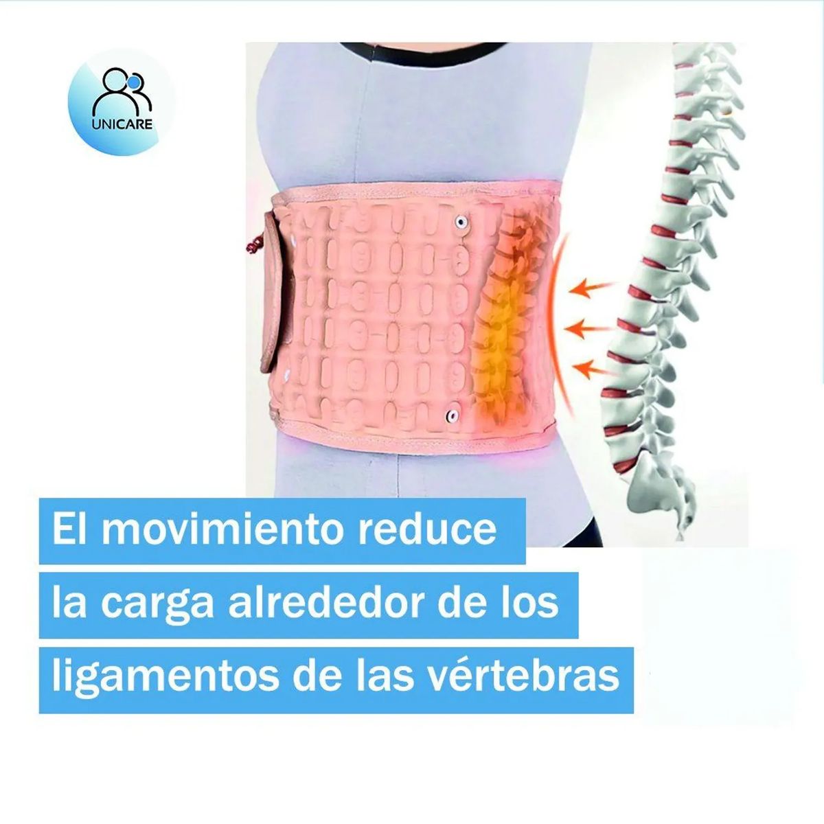 UNICARE - FAJA DE DESCOMPRESION LUMBAR UNICARE