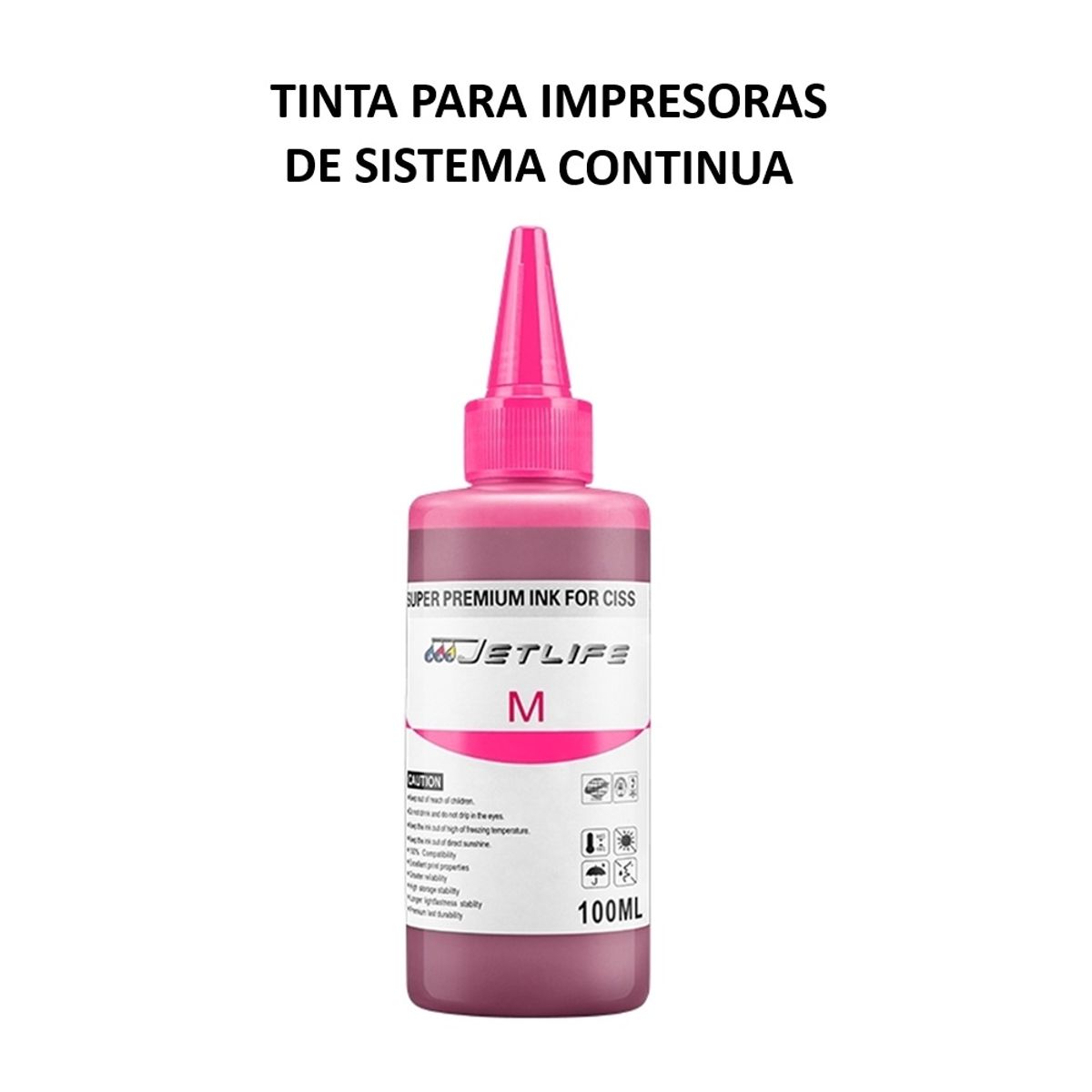 JETLIFE - Tinta Jetlife Genérica De 100ml Magenta
