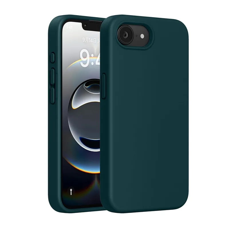GENERICO - Case de Silicona para iPhone 16E -  Verde