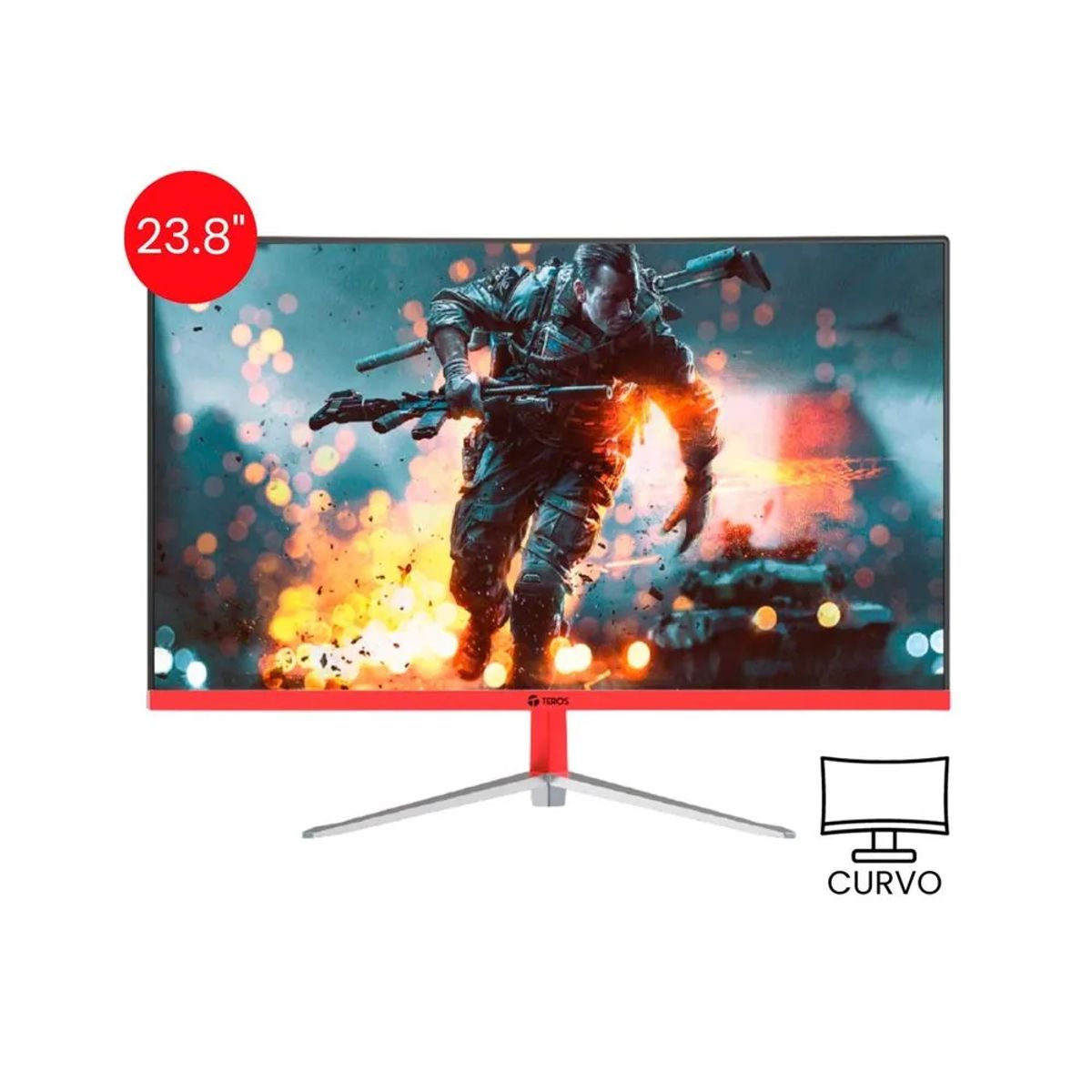 TEROS - MONITOR CURVO GAMING TEROS TE-2471G 24 FHD VA HDMI DP