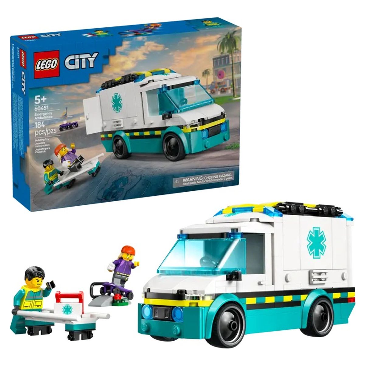 LEGO - LEGO 60451 Ambulancia de Emergencias