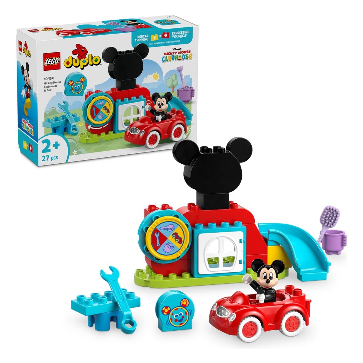 LEGO - LEGO 10454 Casa y Coche de Mickey Mouse