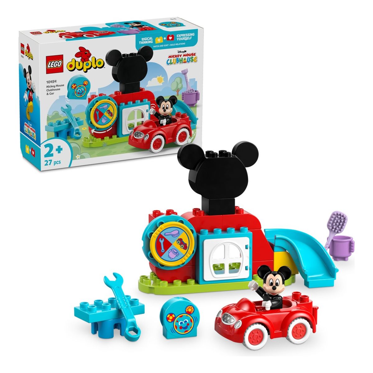 LEGO - LEGO 10454 Casa y Coche de Mickey Mouse
