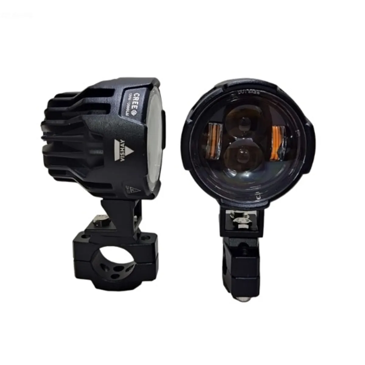 GENERICO - FARO EXPLORADOR DE 2 LED 25W BLANCO /DRL AMBAR 2PCS