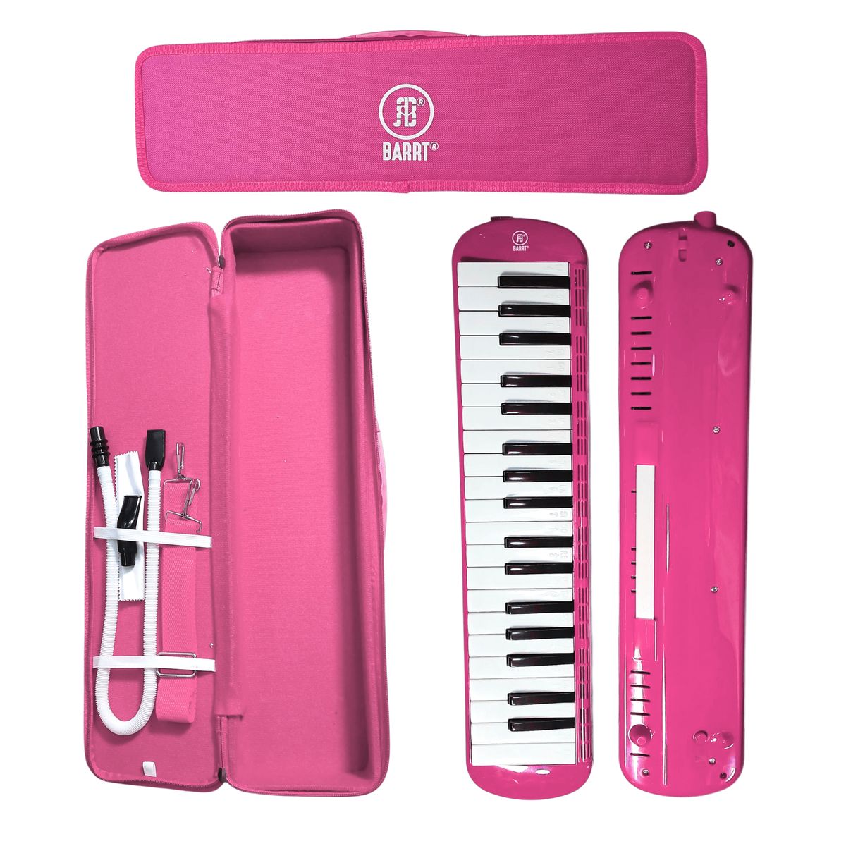 GENERICO - MELÓDICA ROSADO DE 37 TECLAS BARRT KFQ37C ROSADO