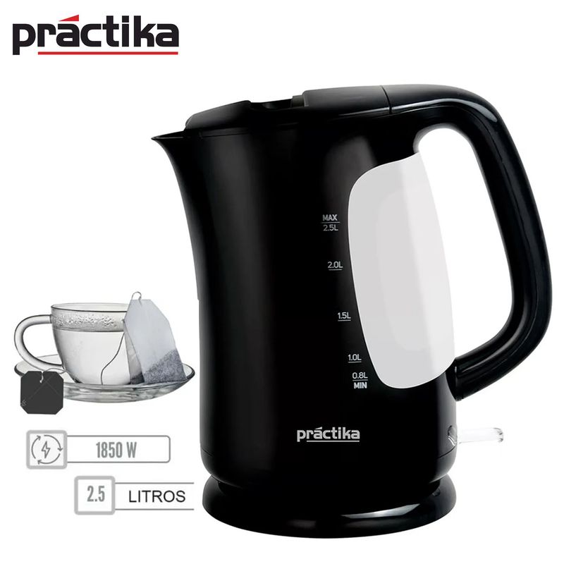 PRACTIKA - Hervidor Practika de 2.5 lts Napoles Black