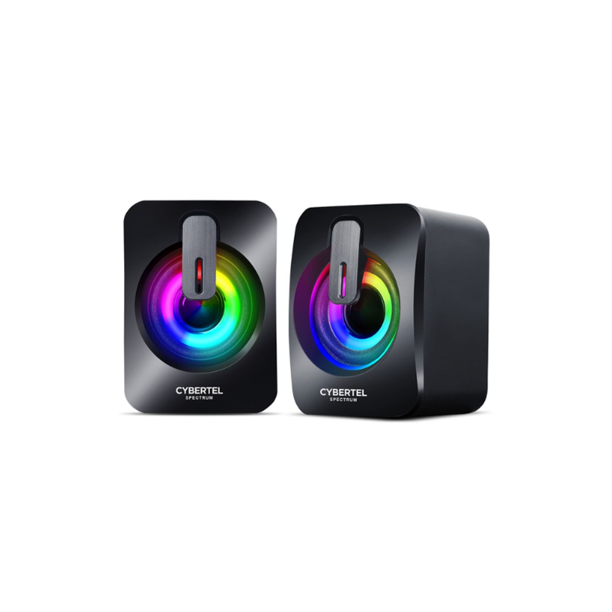 CYBERTEL - Parlante Cybertel Spectrum CBX S303 Gamer 2.0 iluminación LED RGB