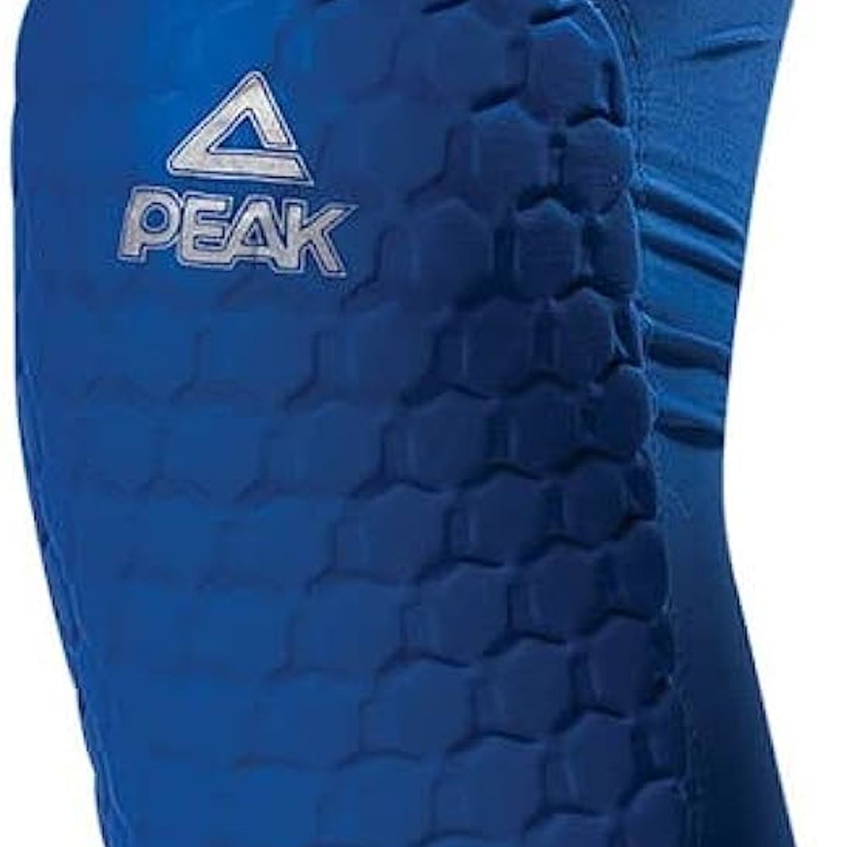 PEAK - Rodillera   corta  con hex pad azul