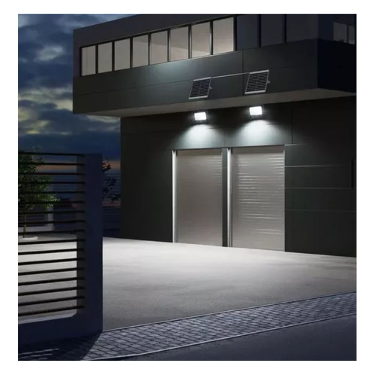 GENERICO - REFLECTOR CON PANEL SOLAR DE 100W