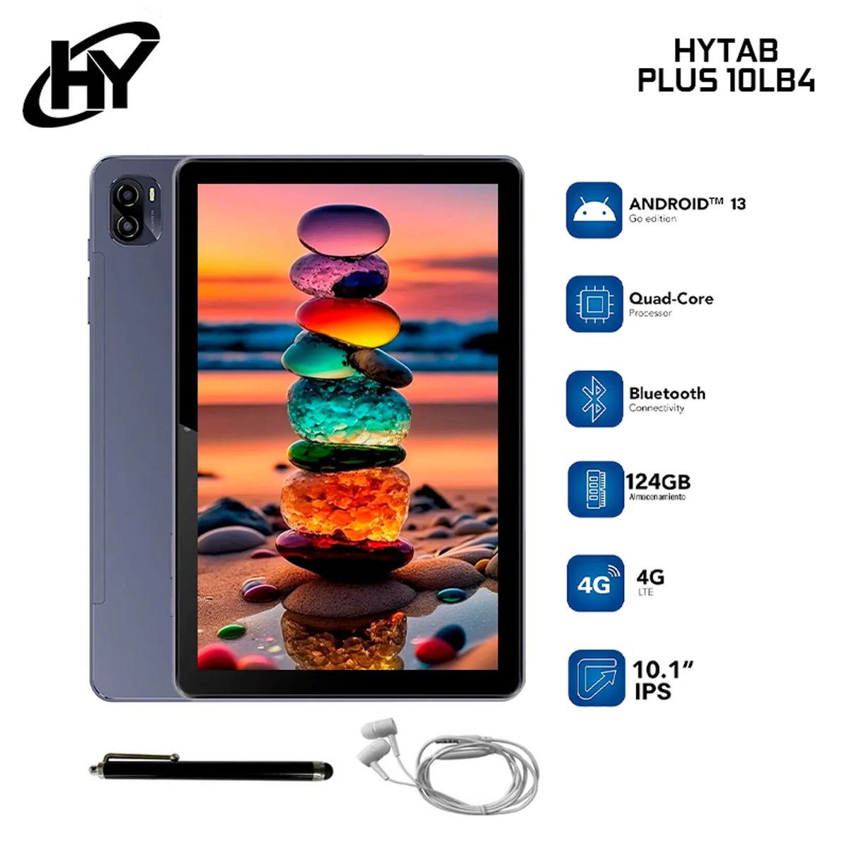 HYUNDAI - Tablet Hyundai HyTab Plus 10LB4  4G 4GB RAM 128GB ROM Pantalla 101” HD IPS