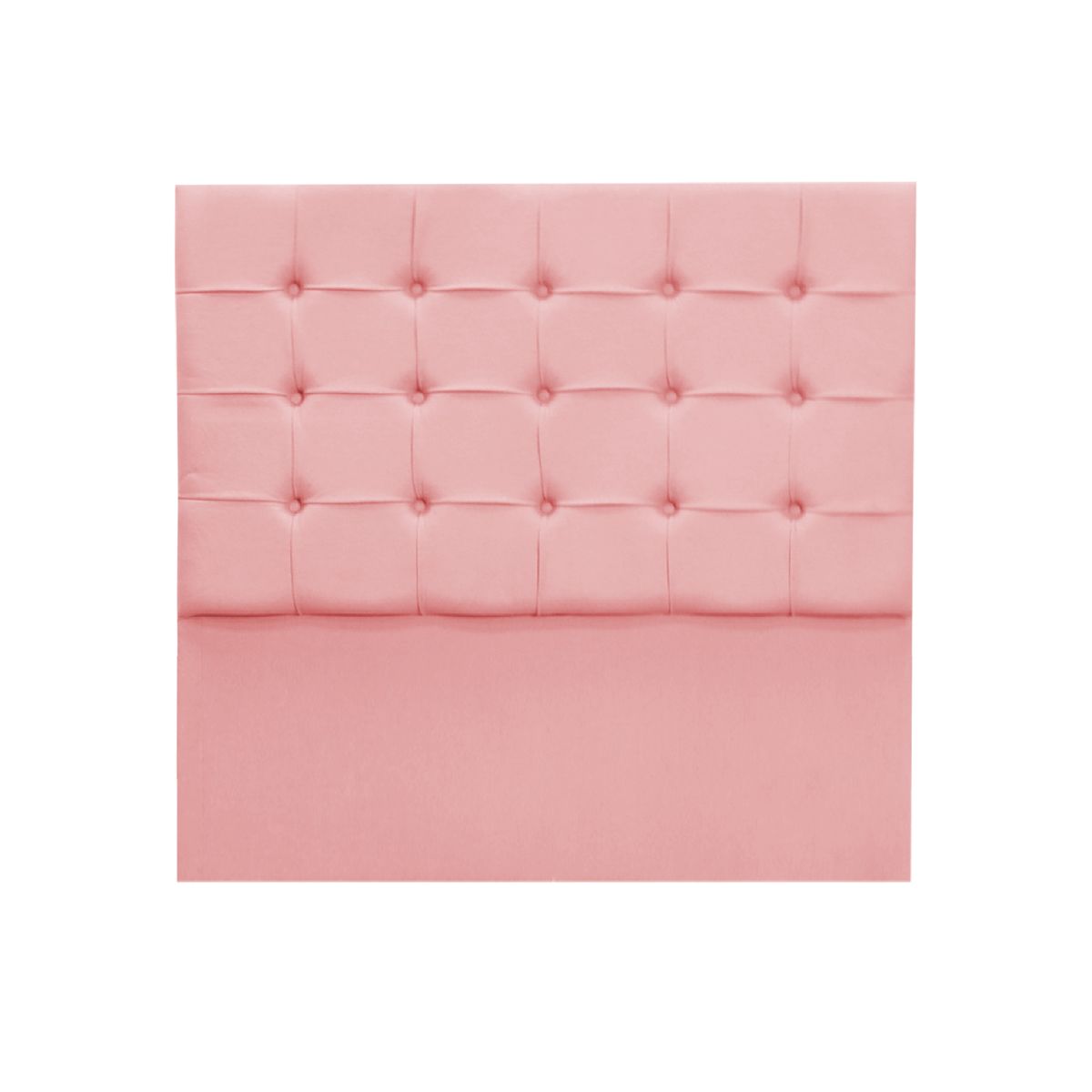 MUEBLES MACRUMO - Cama tapizada Modena King 2 tarimas Color Rosado