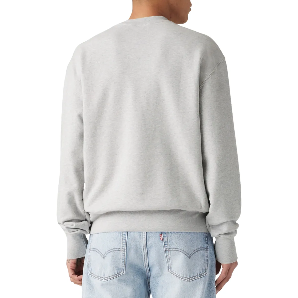 LEVIS - Polerón Hombre Premium Graphic Crew Gris Levis