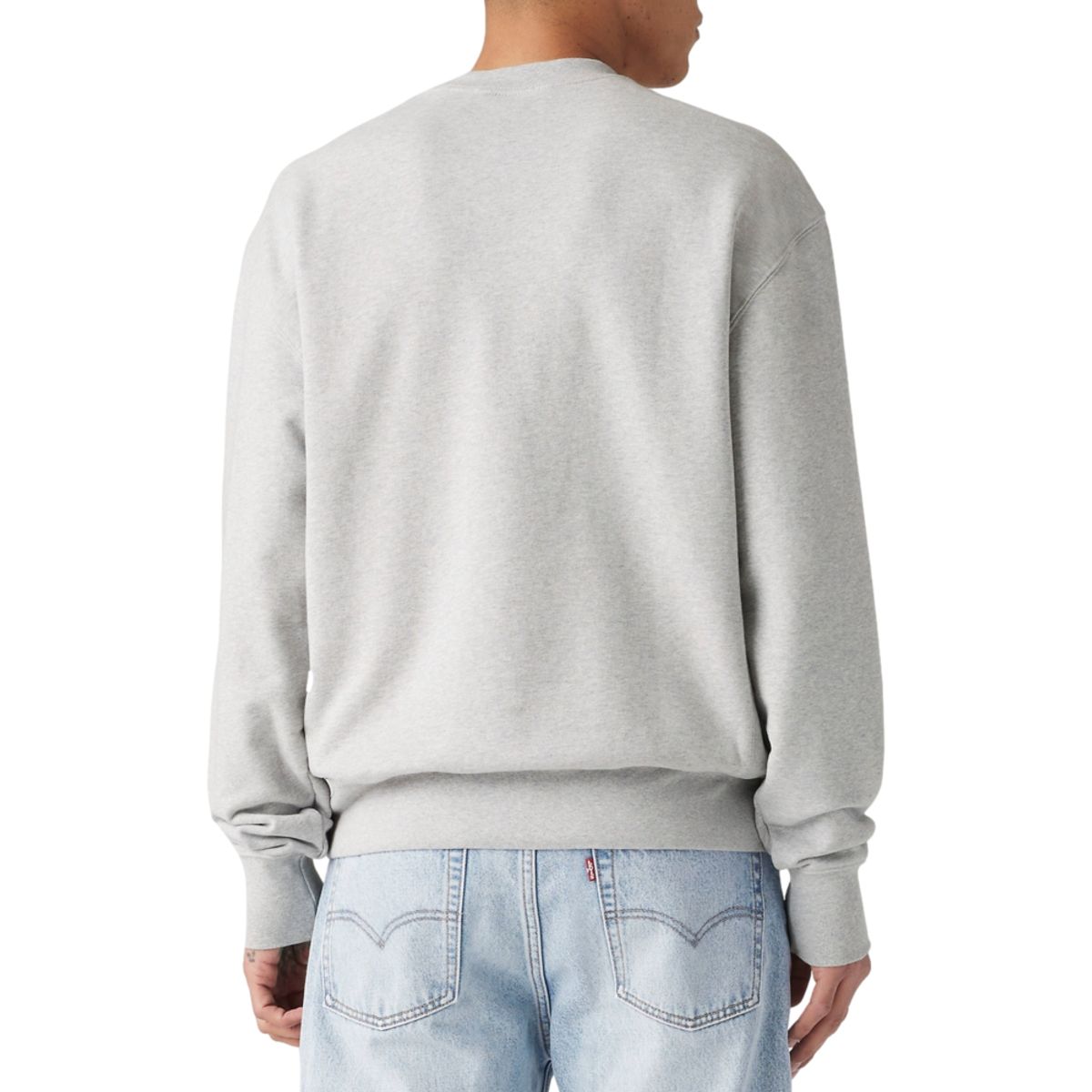 LEVIS - Polerón Hombre Premium Graphic Crew Gris Levis