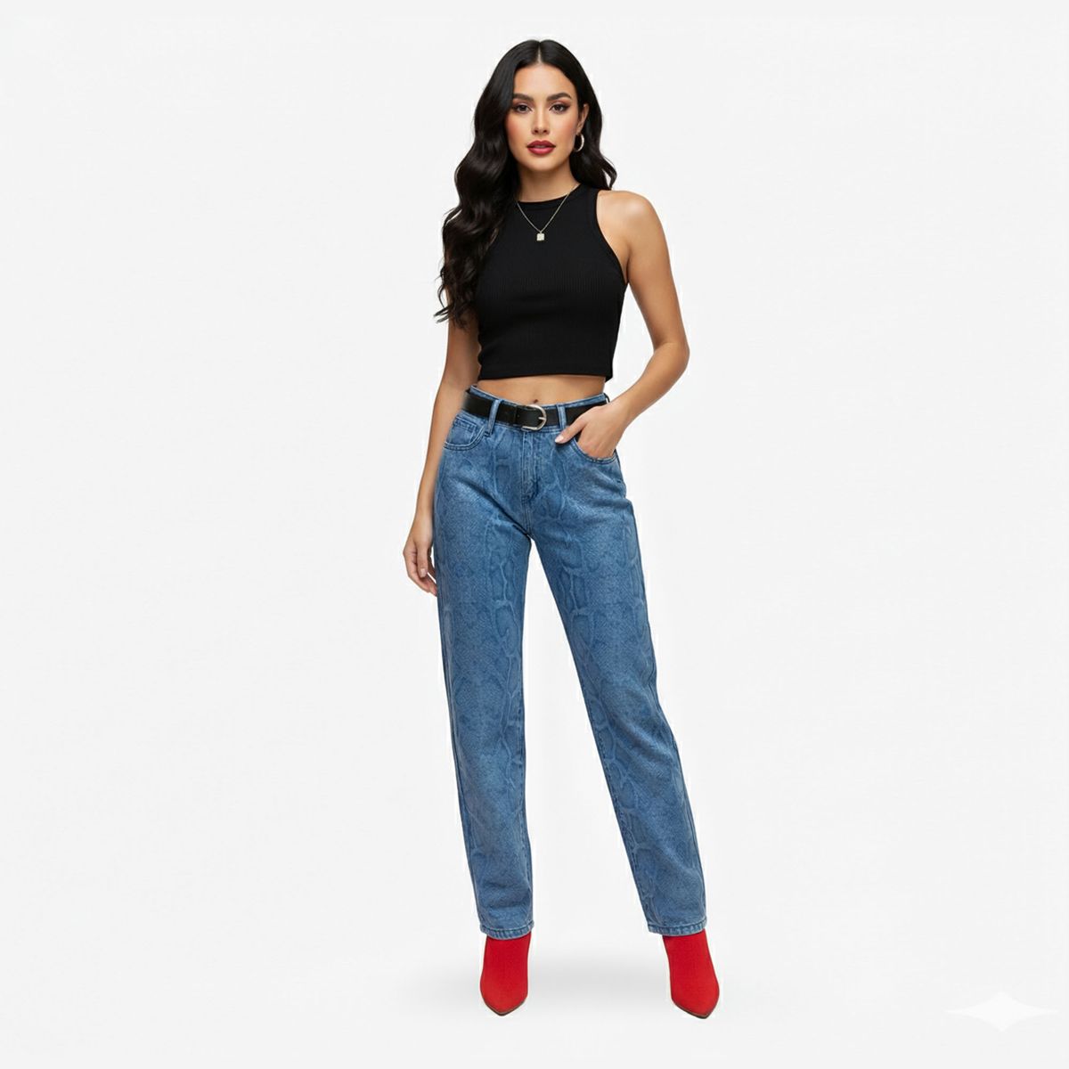 COTTON'S JEANS - JEAN STRAIGHT PARA MUJER FABIANA