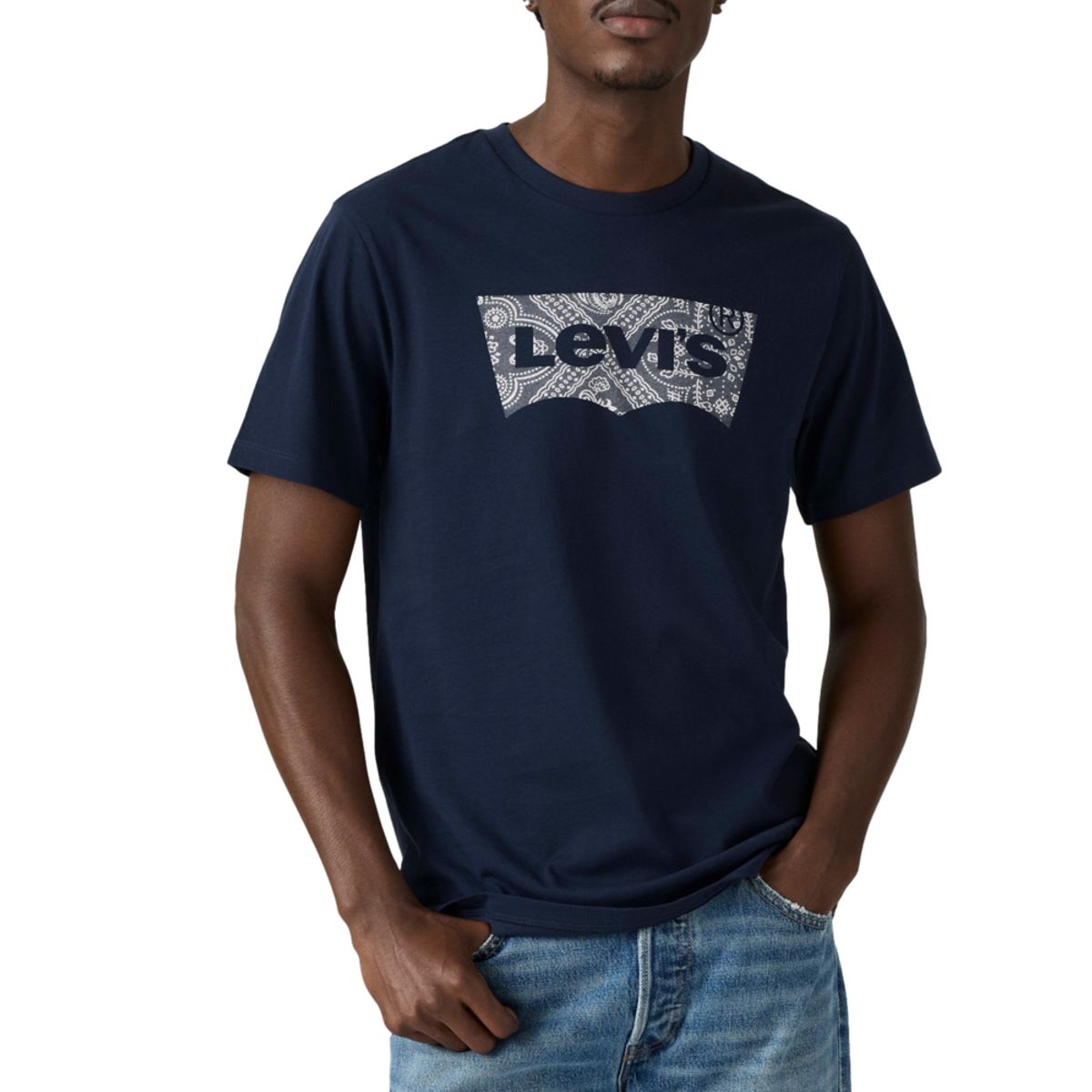 LEVIS - Polo Hombre Graphic Crewneck Tee Azul Levis