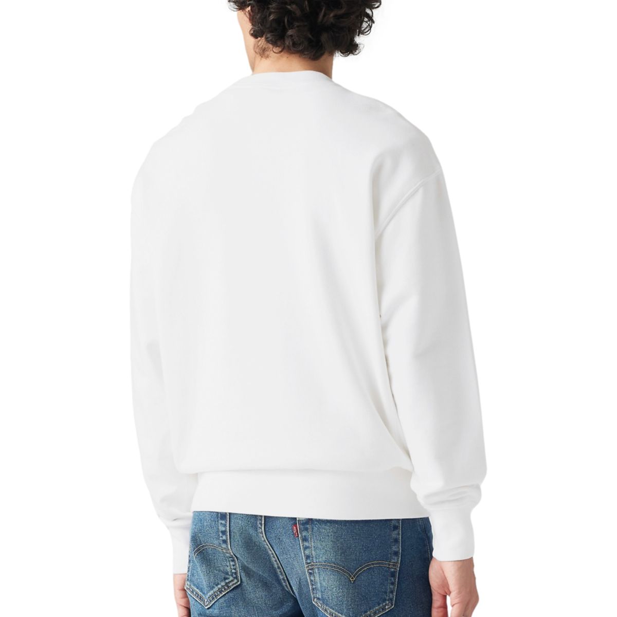 LEVIS - Polerón Hombre Premium Graphic Crew Blanco Levis