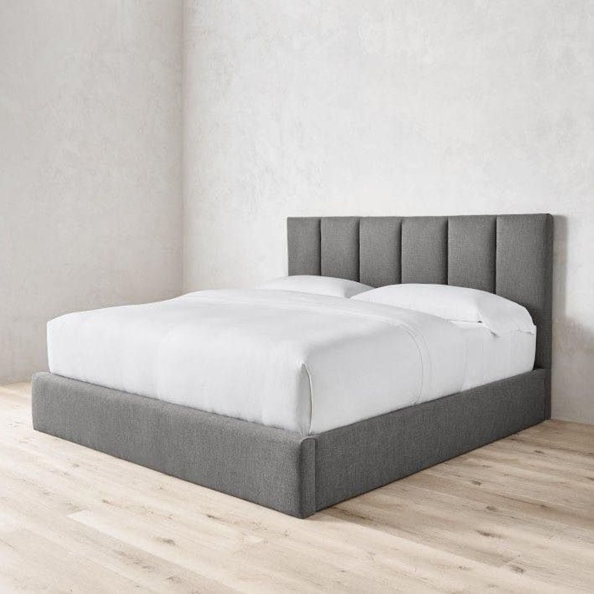 GENERICO - CAMA BOX TARIMA DECO 1.5 PLAZAS GRIS