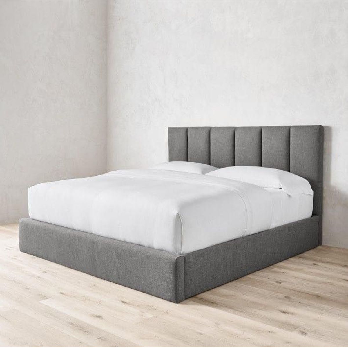 GENERICO - CAMA BOX TARIMA DECO 1.5 PLAZAS GRIS