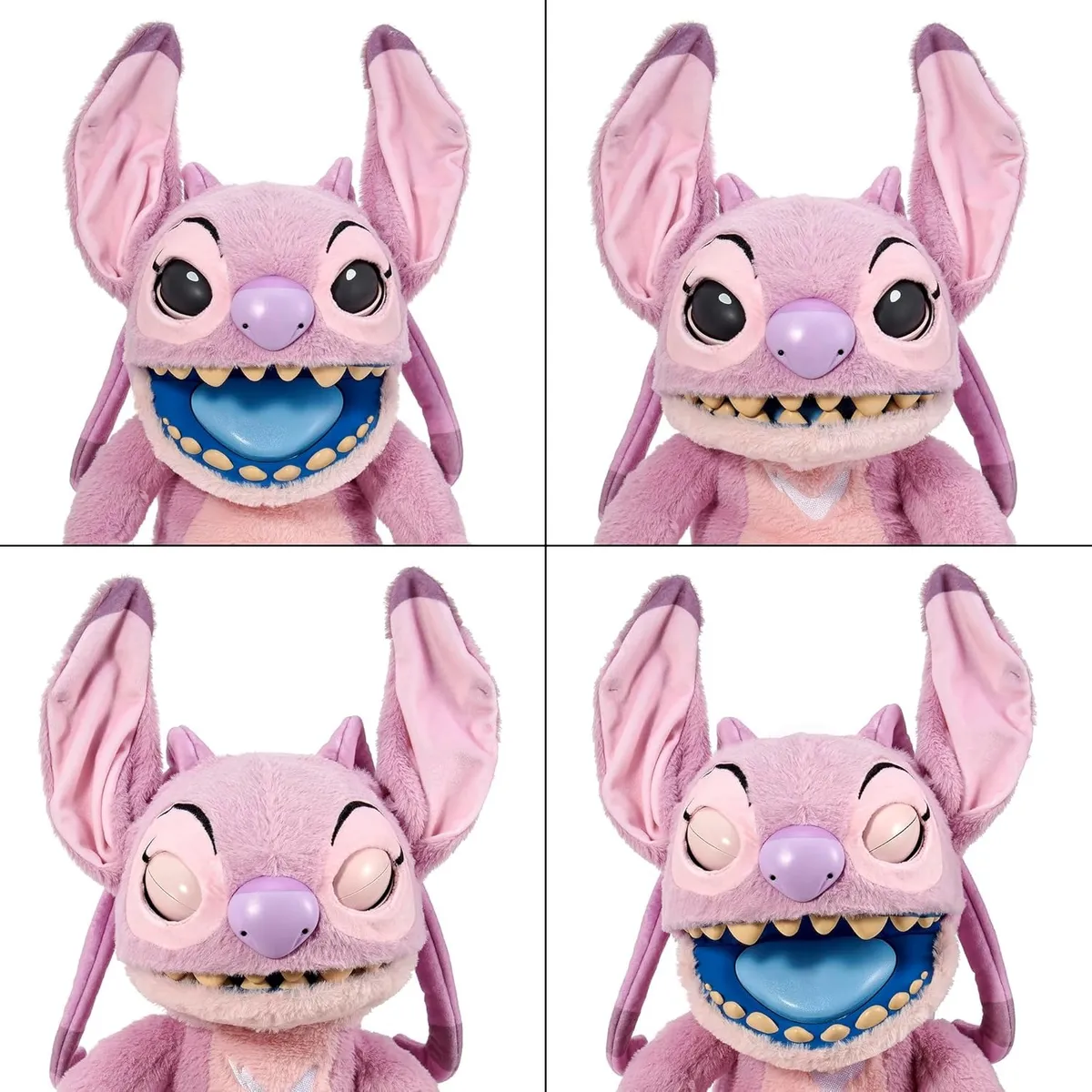 DISNEY - Peluche Animatrónico Angela - Stitch de 45 cm con + de 100 Combinaciones