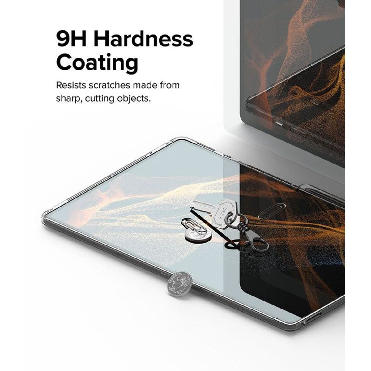 RINGKE - Mica de Vidrio Ringke Invisible Defender Para Galaxy Tab S10 Ultra S9 Ultra S8 Ultra