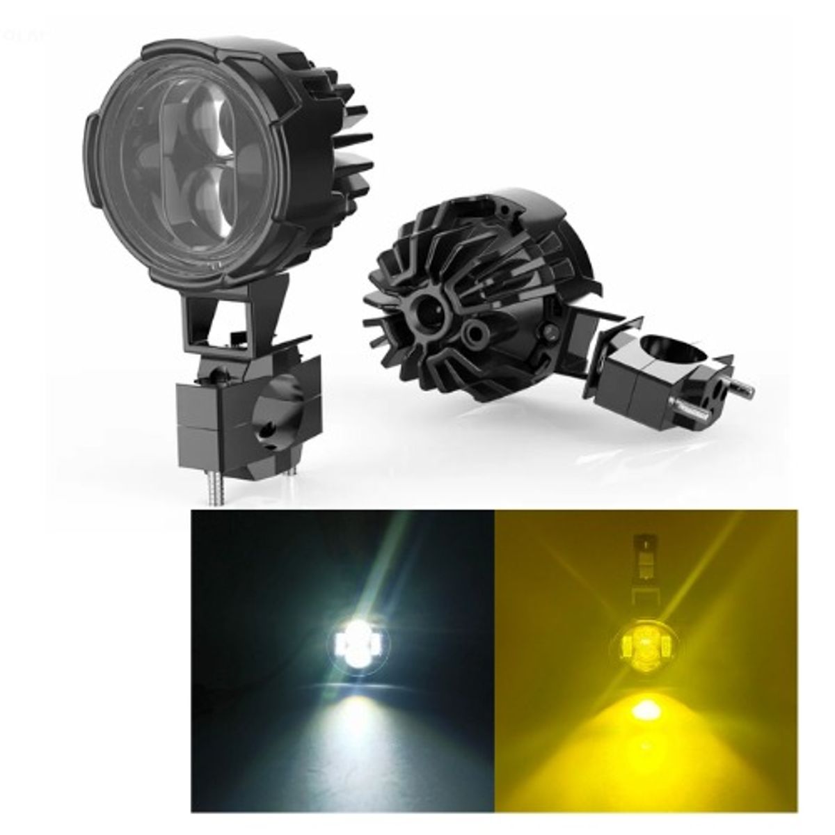 GENERICO - EXPLORADOR PESADO 4 LED DUAL 10- 60V 2PCS