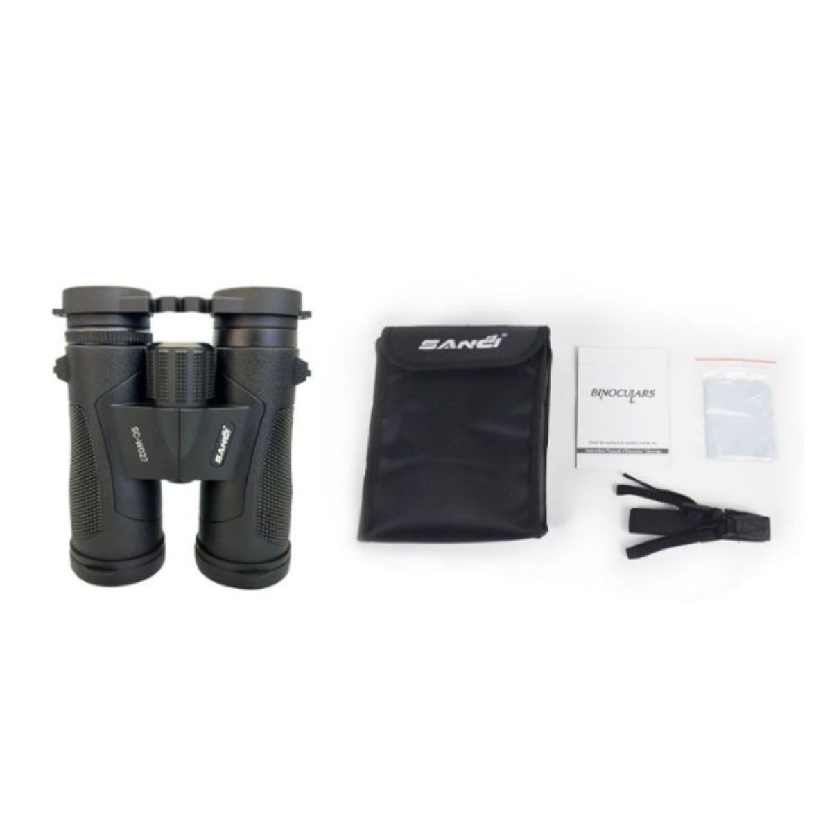 GENERICO - Binoculares SC-W027 Sanci Alcance 10X42cm Color Negro