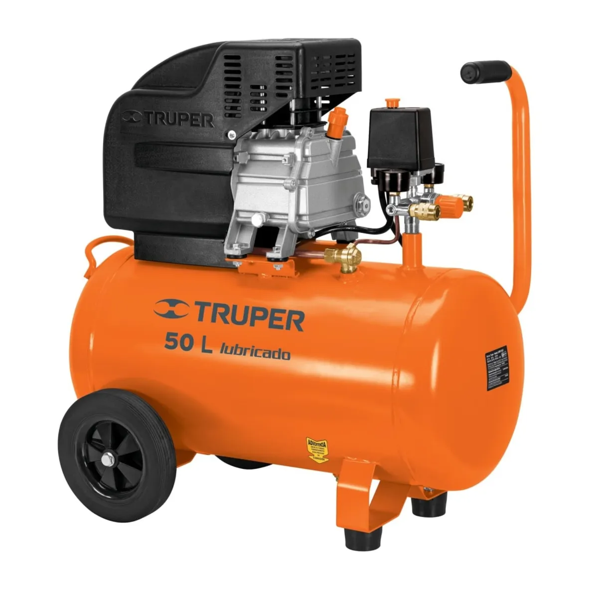 TRUPER - Compresora 50 Litros Truper + Kit Neumático 5 piezas Total