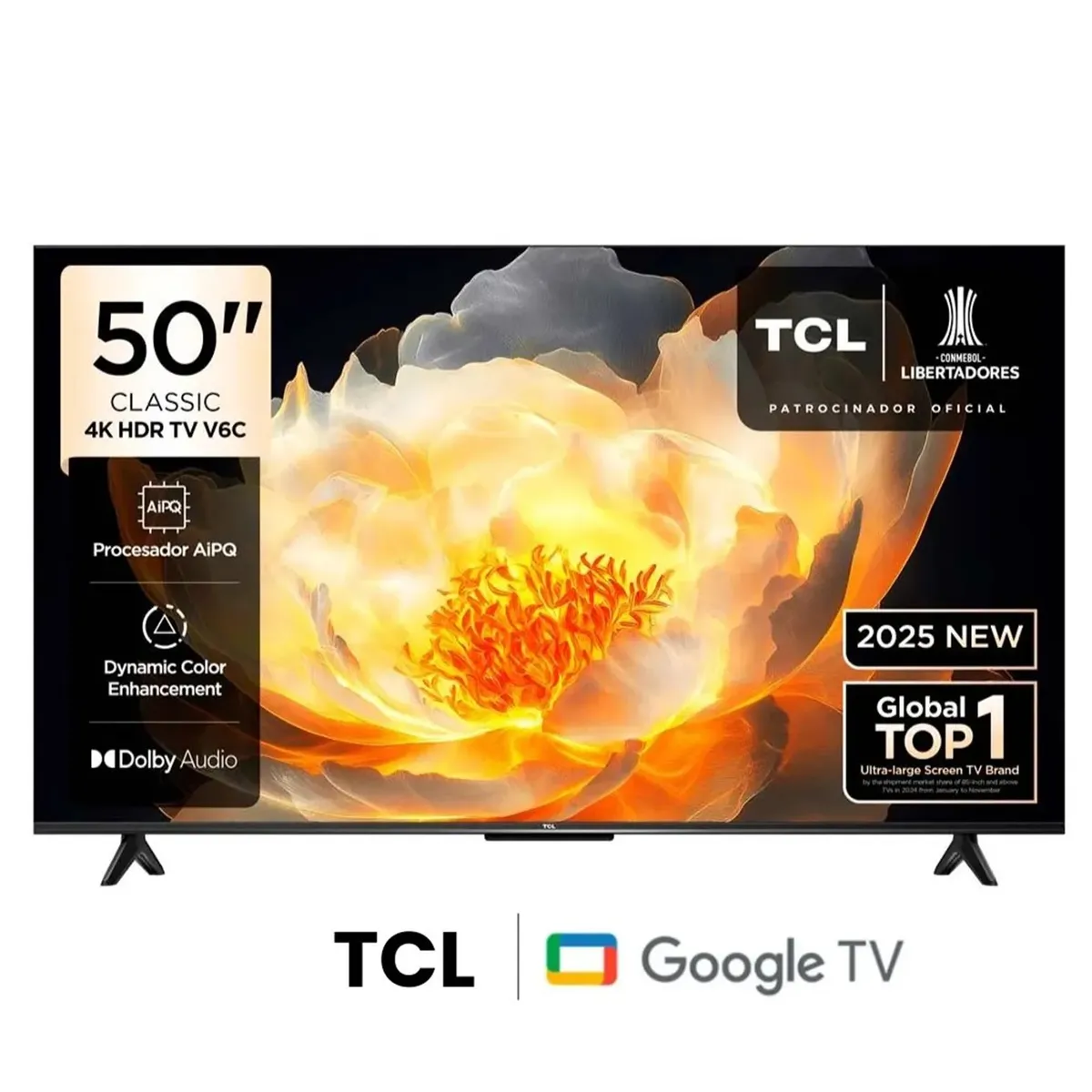 TCL - TELEVISOR TCL LED 50 UHD 4K SMART TV 50C6V