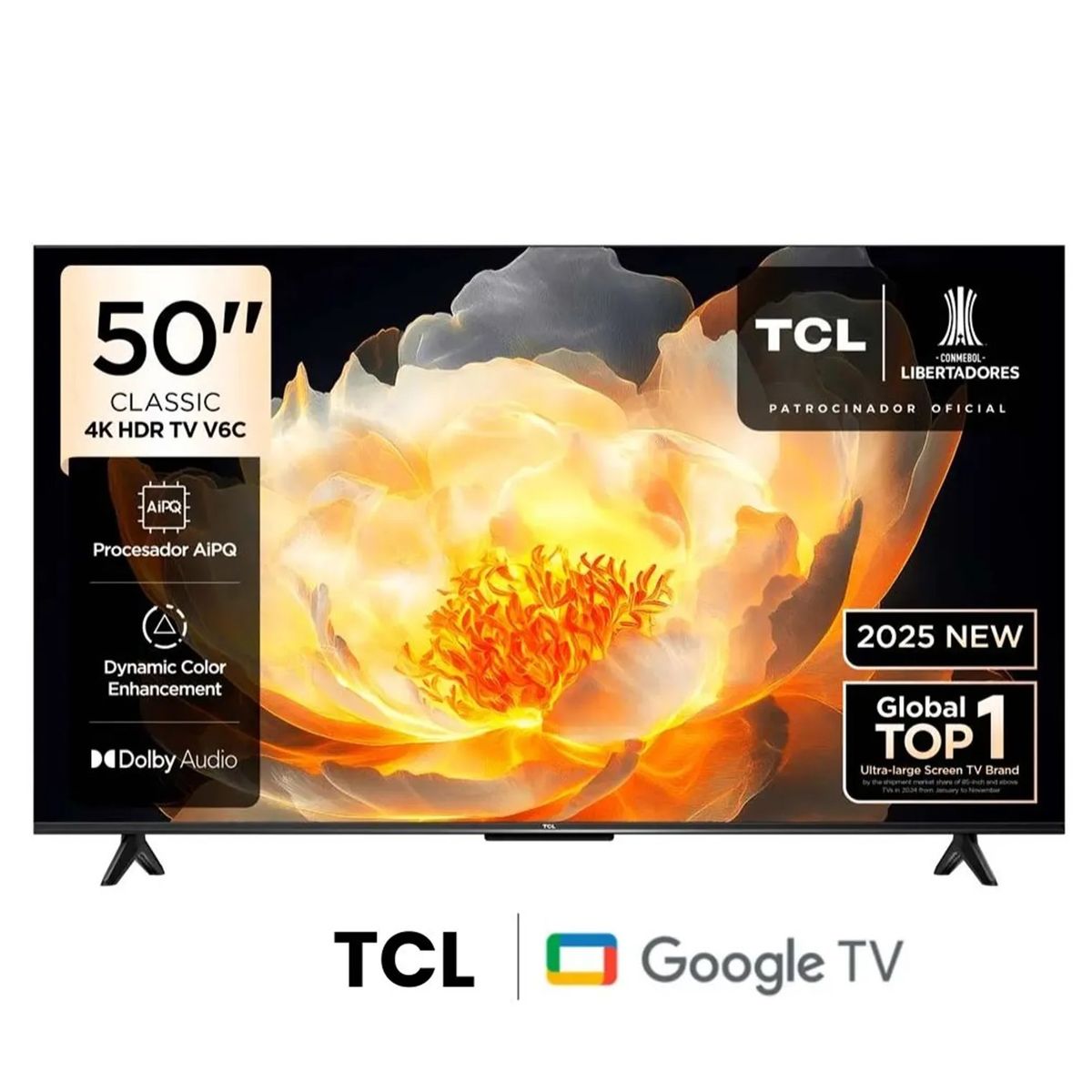 TCL - TELEVISOR TCL LED 50 UHD 4K SMART TV 50C6V