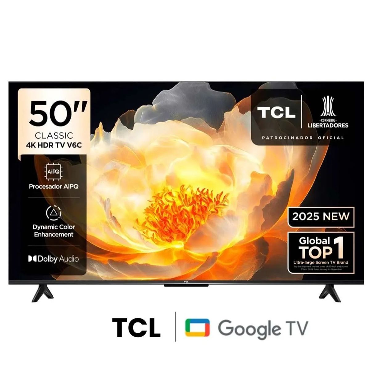 TCL - TELEVISOR TCL LED 50 UHD 4K SMART TV 50C6V
