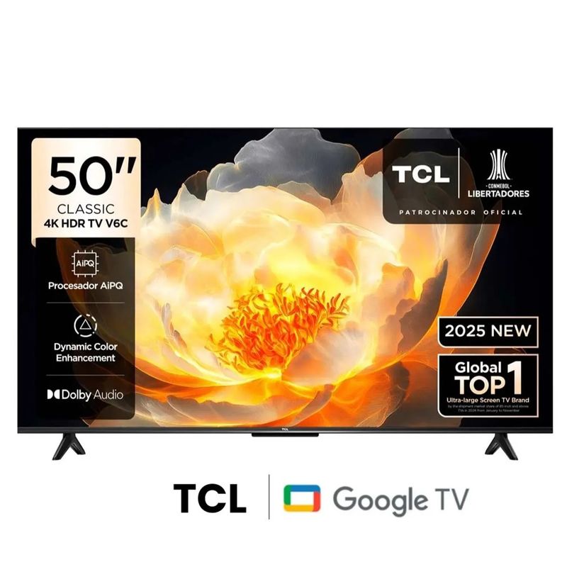 TCL - TELEVISOR TCL LED 50 UHD 4K SMART TV 50C6V