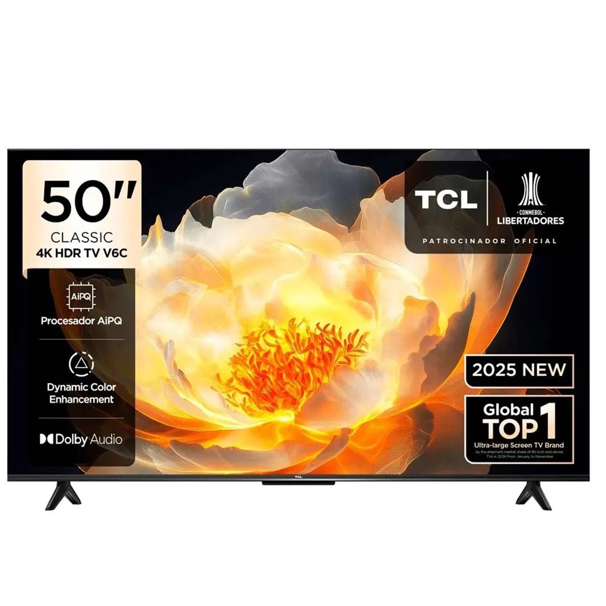 TCL - TELEVISOR TCL LED 50 UHD 4K SMART TV 50C6V