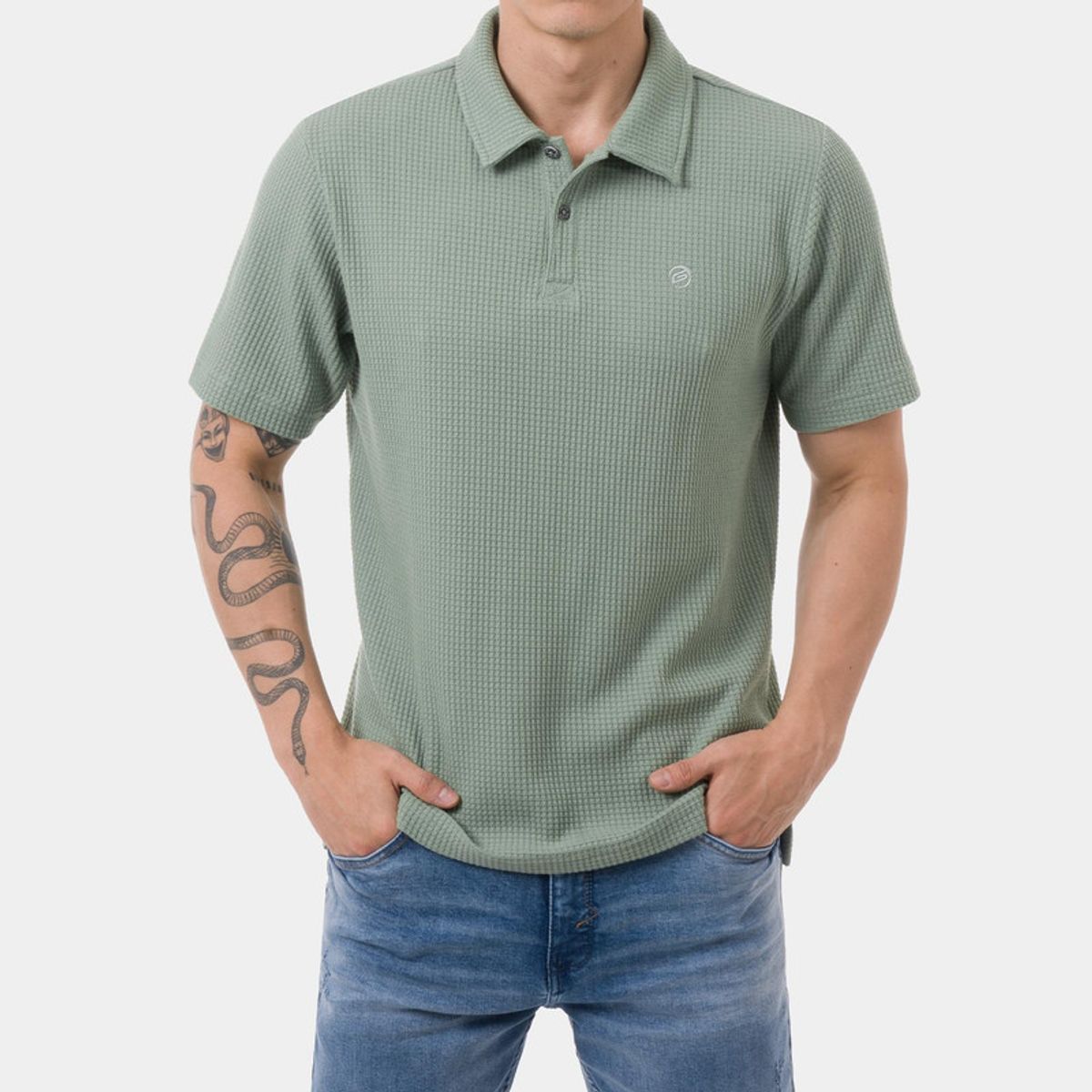 GZUCK - Polo Box Wafle Hombre Heldret Gzuck