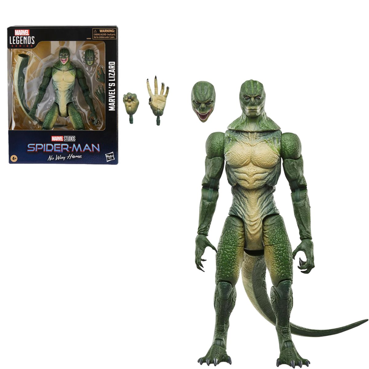 HASBRO - Marvel Legends SpiderMan No Way Home Lizard Amazon Exclusivo