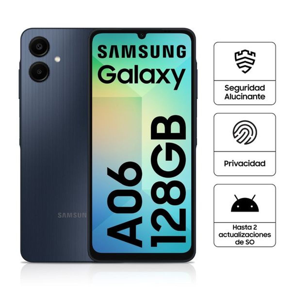 SAMSUNG - Celular Samsung A06 4GB RAM 128GB 67 Negro