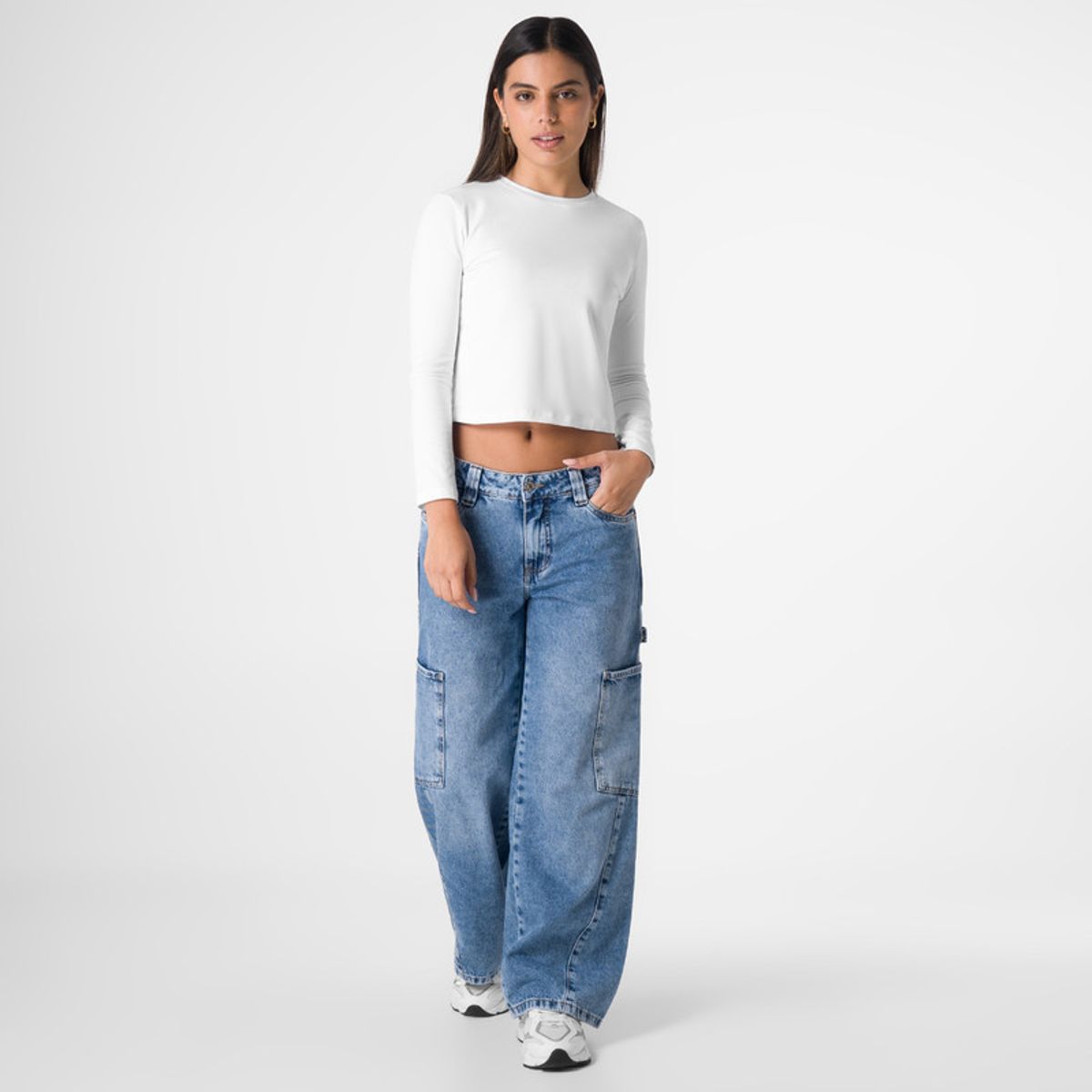 SQUEEZE - Polo Jersey Full Lycra Mujer Loara Solido Squeeze