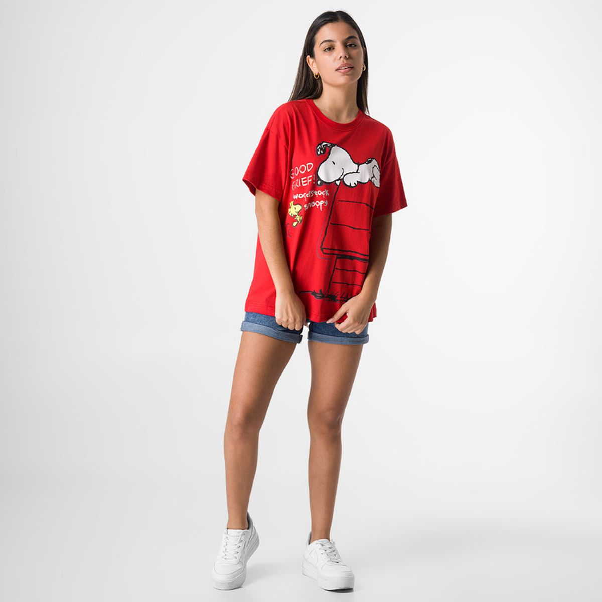SQUEEZE - Polo Jersey Mujer Sumni-Snoopy Squeeze