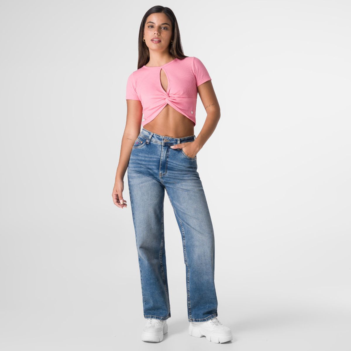 SQUEEZE - Polo Rib Lycrado Mujer Darali-S Squeeze