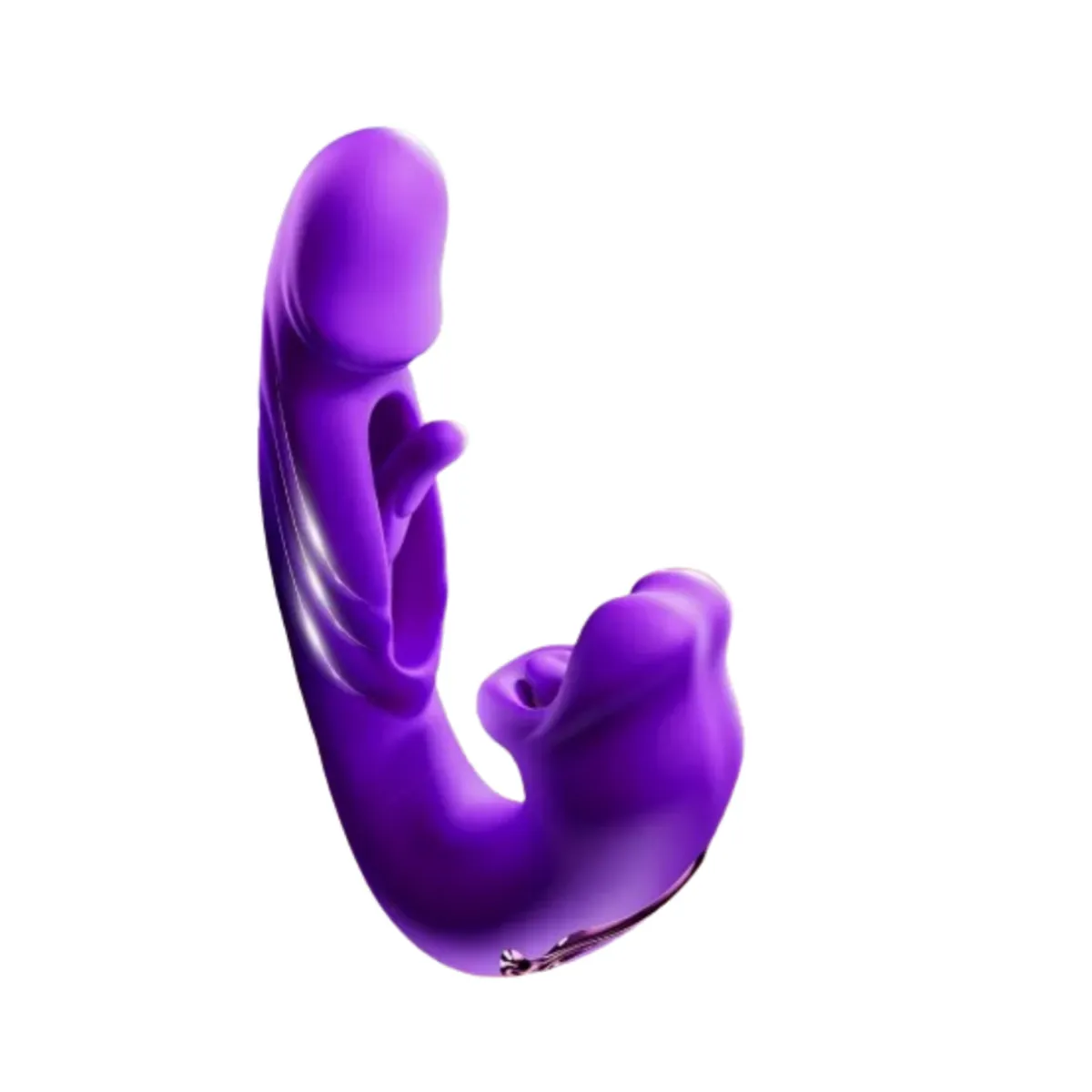 GENERICO - VIBRADOR DILDO MULTIFUNCIONAL 3 EN 1 JUANITO