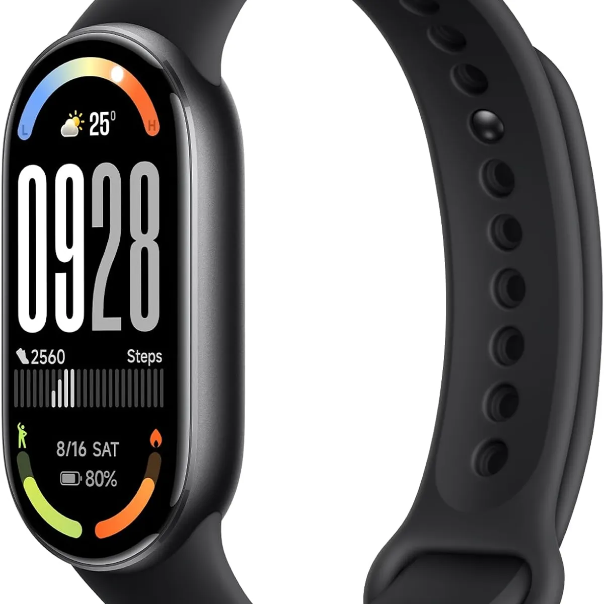 XIAOMI - Pulsera Xiaomi smart band 10, AMOLED, 60 Hz, 5ATM - NEGRO