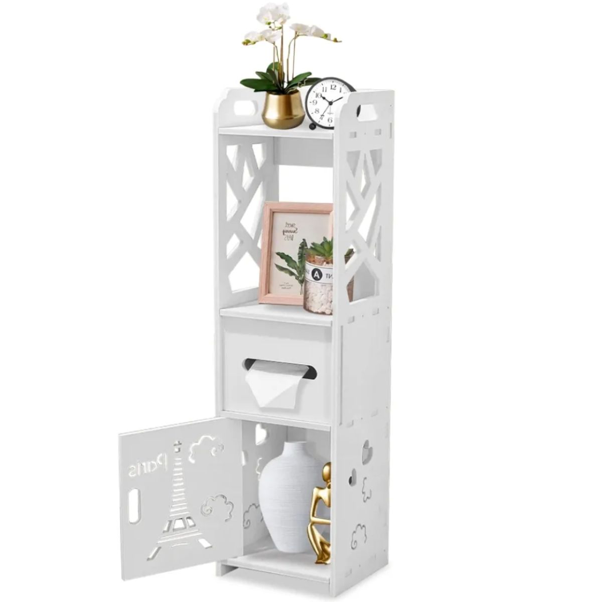 INSPIRA MARKET - Organizador Estante de Baño Porta Papel