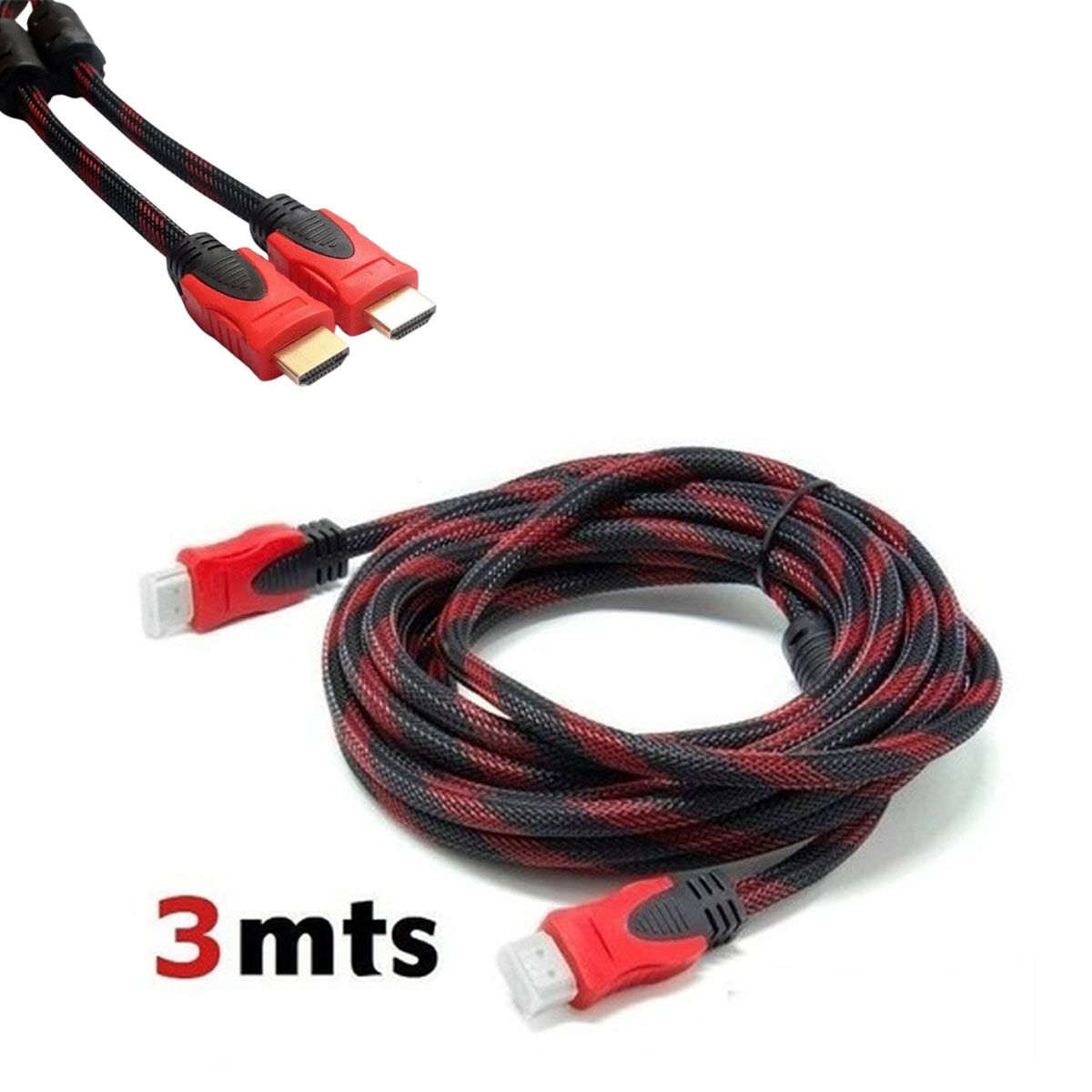 SEISA - CABLE HDMI 3 METROS FULL HD BLUE RAY TV PC