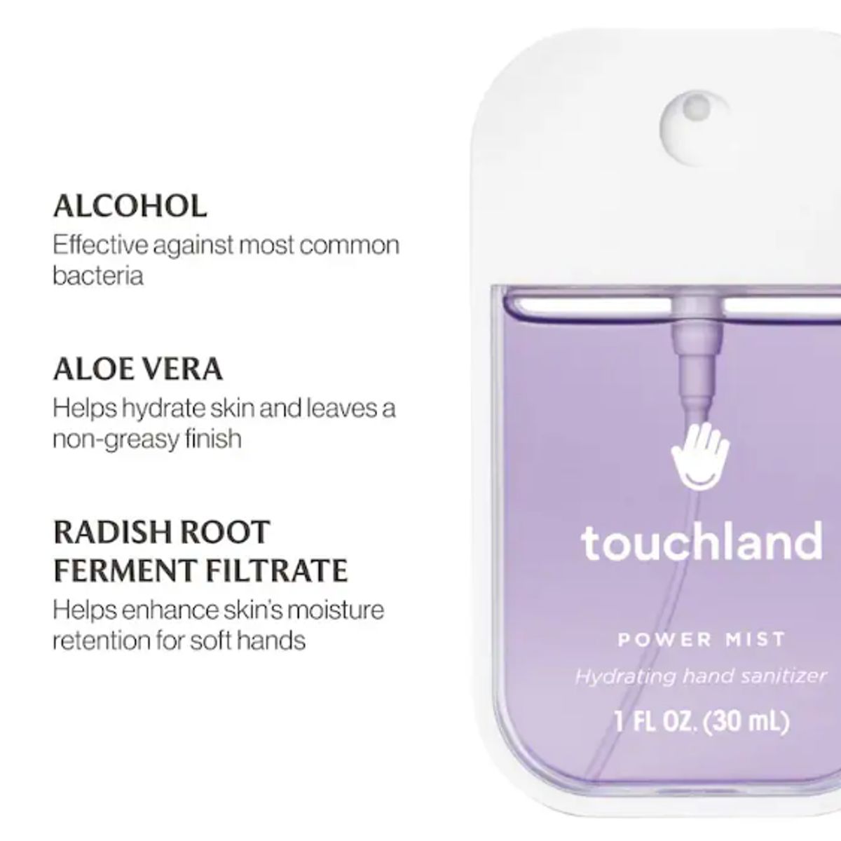 TOUCH - Touchland Power Mist Hydrating Hand Sanitizer - Pure Lavender