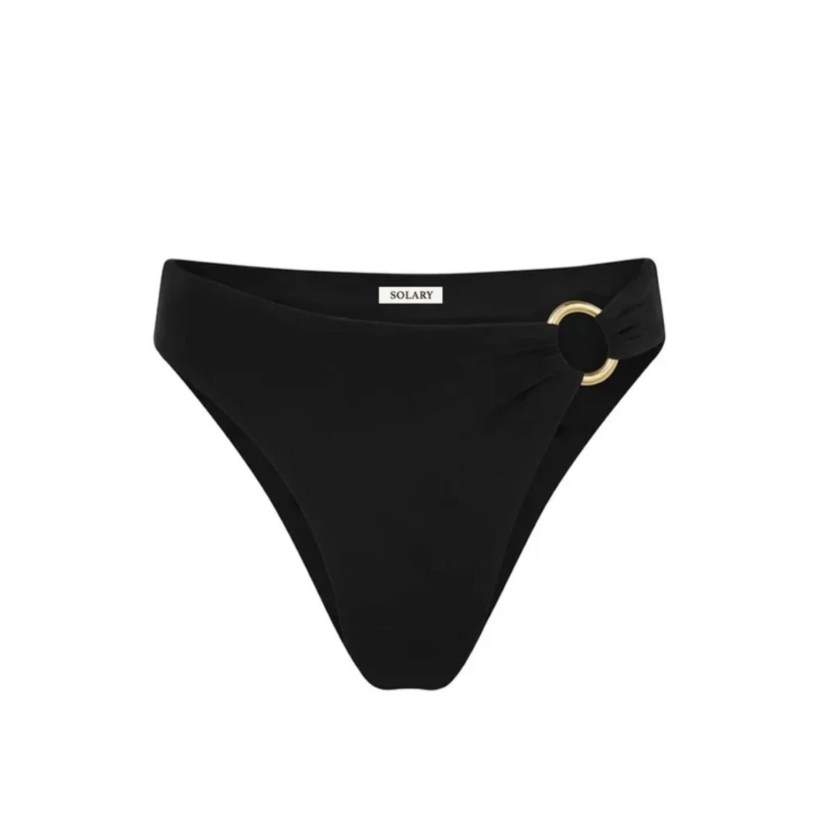 SOLARY - Calzón de Bikini Bottom Tiro Alto con Aro