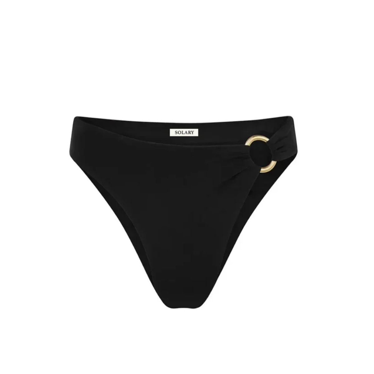 SOLARY - Calzón de Bikini Bottom Tiro Alto con Aro