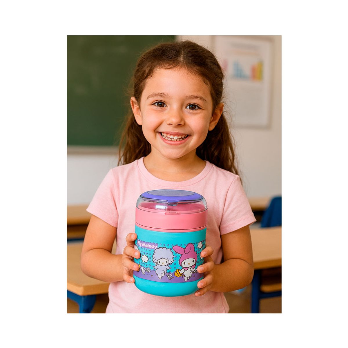 SCOOL - Termo de Comida My Melody +Cubierto Scool 530ML 704263