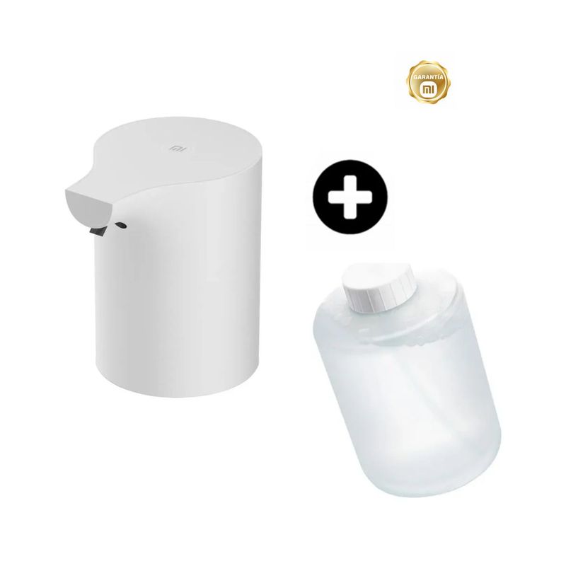 XIAOMI - XIAOMI DISPENSADOR AUTOMÁTICO DE JABON + JABON DE MANOS